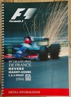 Formula 1 Magny Cours 1994 Formula 1 Gp Media Press Information Kit - Complete
