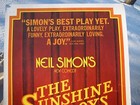 Neil Simon Sunshine Boys Cardstock Poster Broadhurst Theatre Broadway New York 