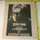 Elton John Vintage Album Ad Advert 1971 Madman Across The Water Piano Prog Rock