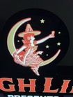 Miller High Life Beer Girl On The Moon Motion Moving Light Up Marquee Menu Sign