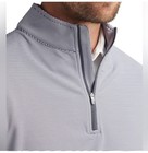 Peter Millar Perth Quarter Zip Men s Xl Sugar Stripe Me0ek40e Iron Grey  150