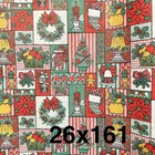 Christmas Wrapping Paper 14 Rolls Vintage Nostalgic Tacky Christmas Gift Wrap