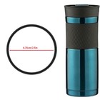 Wshaite 6 Pcs Gaskets Seal Compatible With Contigo Snapseal Large  Black