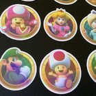 Super Mario Holographic Sticker  Bundle  12 Piece Set  Mario And Luigi