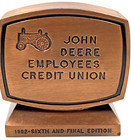 Vintage John Deere Bank Employees Credit Union 1982 Sixth Final Edition Tractor