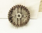 Vintage Industrial Steampunk Machine Cast Part Lamp Base Gear