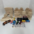 Thomas   Friends Brio Wooden Railway Huge Lot Trains   Track 90  Pieces Vintage