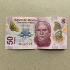          Mexico 50 Pesos Banknote 2010 s Polymer Money Mexican Currency Billetes