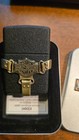 Harley Davidson Black Crackle Brass Boot Strap Zippo 236hd H215 Never Lit
