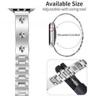 Slim Metal Watch Band Strap Bracelet For Apple Watch Series 10 9 8 7 6 5 4 Se321