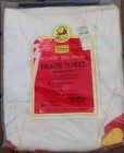 Vntg Sears Walt Disney Winnie The Pooh Beach Towel 36 X 66 Woven Terry Towel Nos