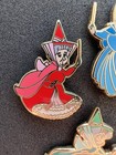 Disney Fantasy Pins - Sleeping Beauty Mini Pin Set - Merryweather Flora Fauna