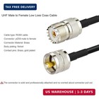 Cb Coax Cable 3ft Rg8x Coaxial Cable Uhf So239 Female To Pl259 Male Jumper For H