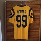 Nfl Nike Aaron Donald Gold Los Angeles Rams Color Rush Vapor Limited Jersey  99