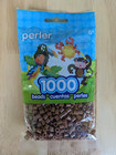 Perler 1000 Ct Bag Light Brown Beads  New  Sealed  Ages 6  Arts-crafts-hobbies