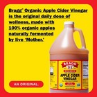 Bragg Organic Apple Cider Vinegar With The Mother  Raw And Unfiltered  128 Fl Oz