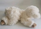 Gund Cream Lamb Lambsalot Plush Brown Face Feet 14  Stuffed Animal Laying 