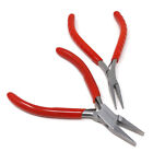 Flat Nose Jaw Pliers 5-1 2  With V-spring Jewelry Making Repair Tool Hobby Craft