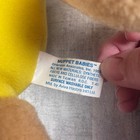 Vintage 1985 Hasbro Muppet Babies Baby Fozzie Plush Jim Henson 12 