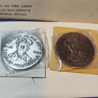 Douglas Macarthur Commemorative Medal 1964 Silver-oxidized Bronze Set And More 