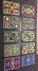Antique Tobacco Felt Flag Carpet Rug   Navajo Native American   Cigar Cigarette