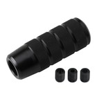 Osilly 3 74 Inch Aluminum Shift Knob With 3 Threaded Adapters Black