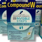 4 Boxes Compound W Invisible Wart Remover Strips Max Strength 14ct Each Read