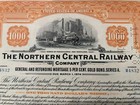 1924 Northern Central Railroad Company Bond Stock Certificate