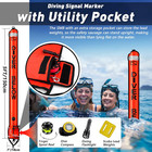 Diving Smb With Reel Set  5ft Scuba Surface Marker Buoy  dsmb    100ft Dive Reel