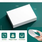 Cardstock 5 X 7 Inch 110 Sheets 190 Gsm Heavyweight Card Stock Paper White Ca   