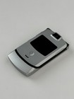Vintage Motorola Razr V3 Verizon Silver Cell Phone Good  125