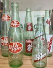 Vtg Dr  Pepper Soda Bottles Lot Of 5  60   s-70   s 