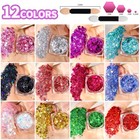 Body Glitter Face Glitter Makeup Festival Glitter  12 Colors Face And Body Gl   