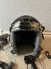 Authentic Gentex Xl Usgi Hgu55 Pilot Flight Helmet With Accessories Excellent