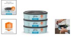 Diaper Genie Refill Bags 270 Count Pack Of 3 Max Odor Lock For Newborn Diapers