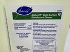 Lot Of 2 Diversey 5549211 Alpha-hp Disinfectant Cleaner 2 5 L Exp 2028