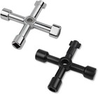 2 Pack 4-way Sillcock Key Wrench Multifunctional Water Utility Key For Water New