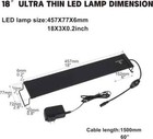 Aquarium Lights Fish Tank Light 10 20 30 55 Gallon Planted 18-24   Black
