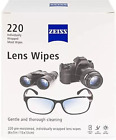 Zeiss Pre-moistened Eyeglass Lens Cleaning Wipes  220 Ct  Anti-scratch For Glass