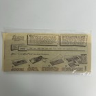 Vintage Craftaid Billfold Leather Template No  2140  Grizzly Bear With Fish