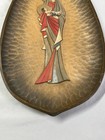 Vintage Madonna   Child Hand Carved Wood Wall Plaque Religious Catholic Icon Art