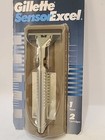 Gillette Sensor Excel Sensor Excel Razor Handle W 2 Cartridges  1993 Nos Genuine