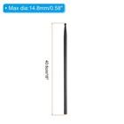 1 Pair Drumstick Carbon Fiber Drum Stick Anti Slip 5a Black For Adult Drummer