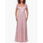 New Nwt Xscape Beaded Chiffon A Line Gown Blush Pink Size 14