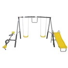 Xdp Recreation The Titan Outdoor Backyard Kids Playground Swing Set With Slide