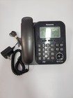 Panasonic Kx-tg4771c B Dect6 0 Corded Phone With Answering Machine Caller Id blk