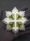 The Order Of Saints Maurice And Lazarus Italy Star Cross Medal Badge With Box