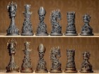 Skull Chess Set  Digital   Stl File 3d  Ready To Print Come Amazing Statue