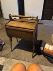 Antique Sewing Box Priscilla Sewing Stand Sewing Cabinet Knitting Box