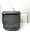 Vtg Sony Trinitron 9    Television Crt Tv Gaming Kv-9pt60 W instructions  read 